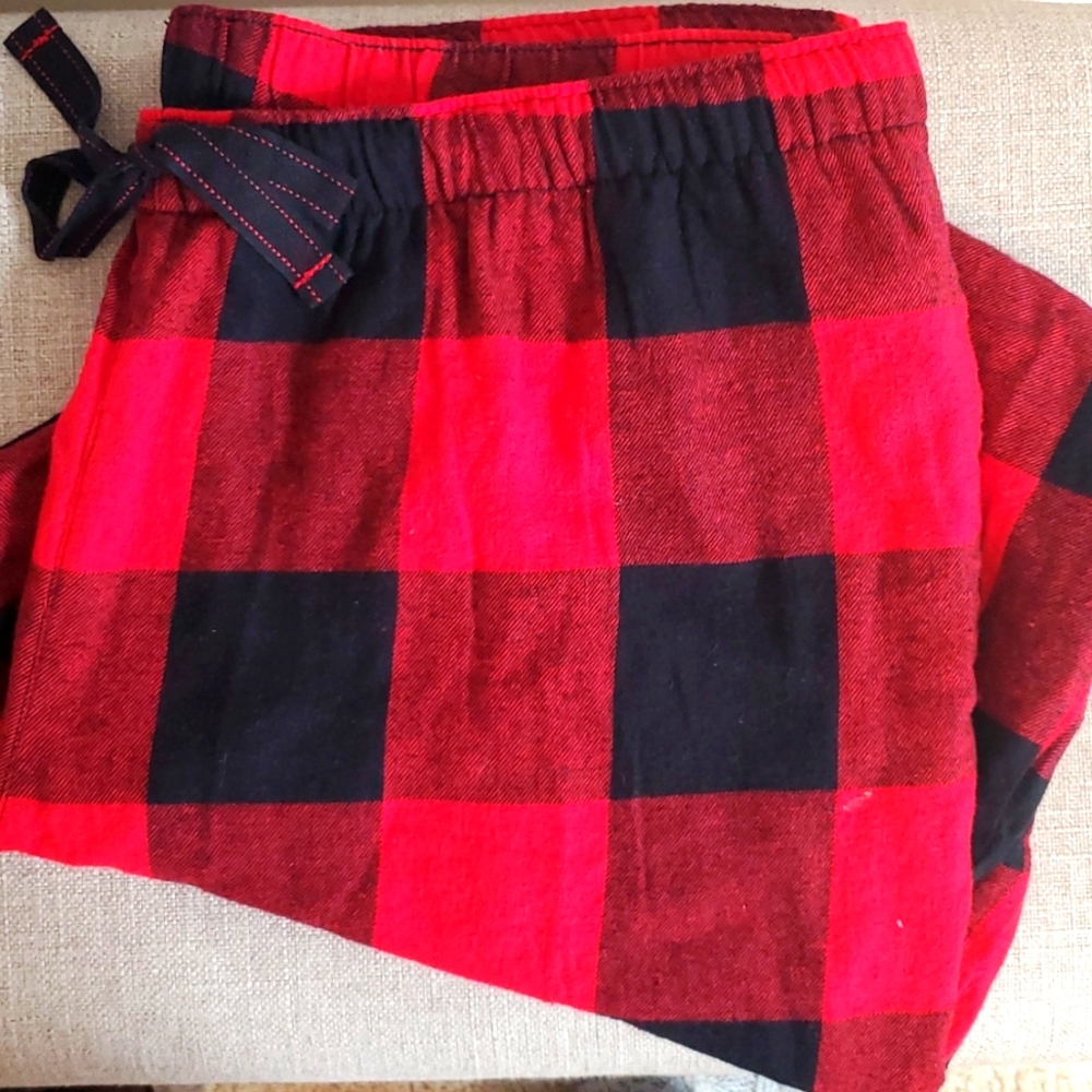 Plaid Pajama Bottoms Size XXL